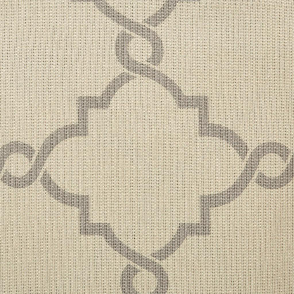 Saratoga 63 H Fretwork Print Grommet Top Window Curtain Beige Olliix.com