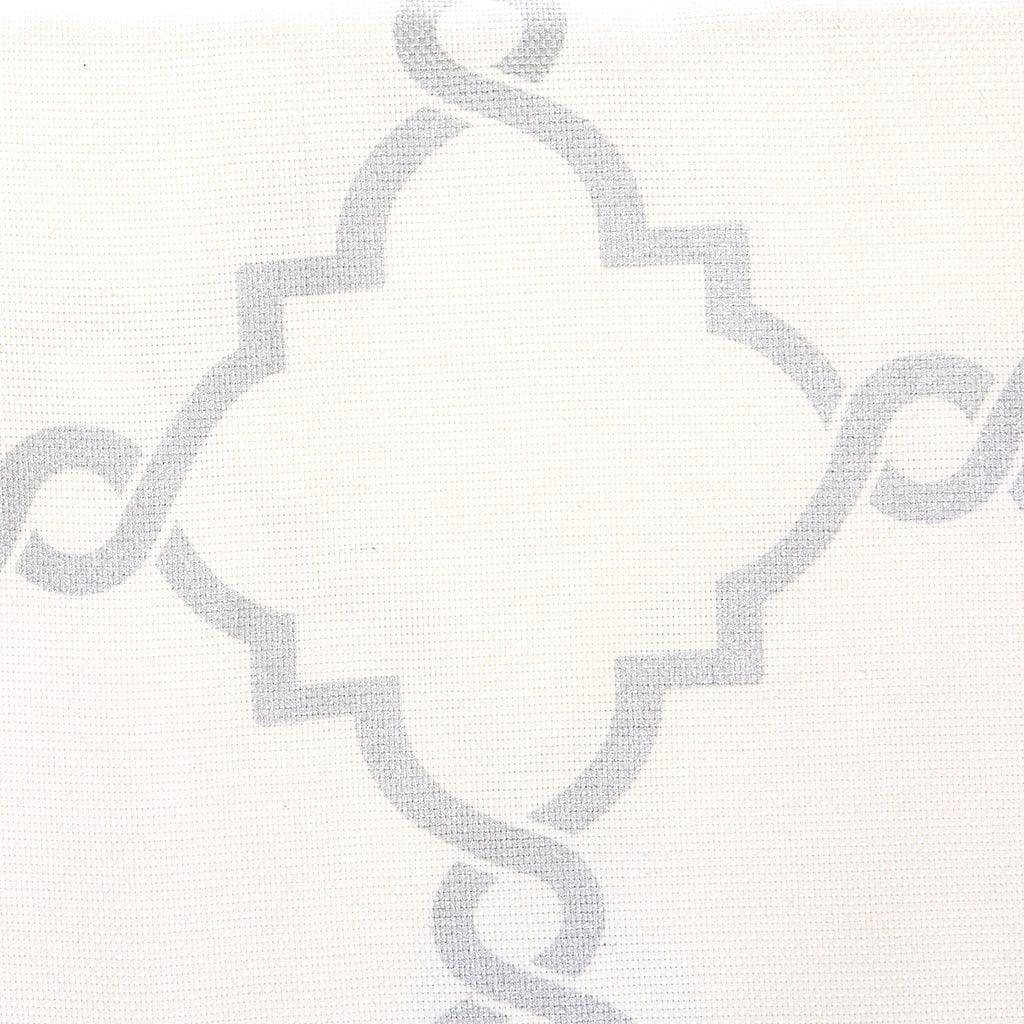 Saratoga 84 H Fretwork Print Grommet Top Window Curtain Ivory Olliix.com