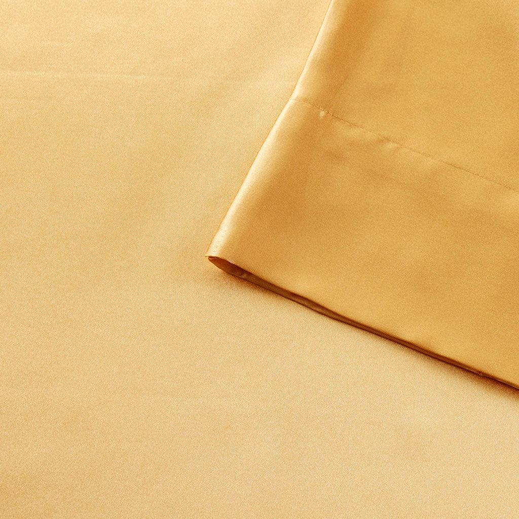 Satin Cal King Sheet Set Gold Olliix.com