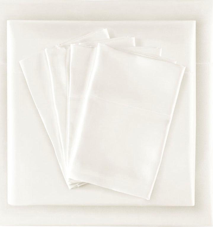 Satin Cal King Sheet Set Ivory Olliix.com