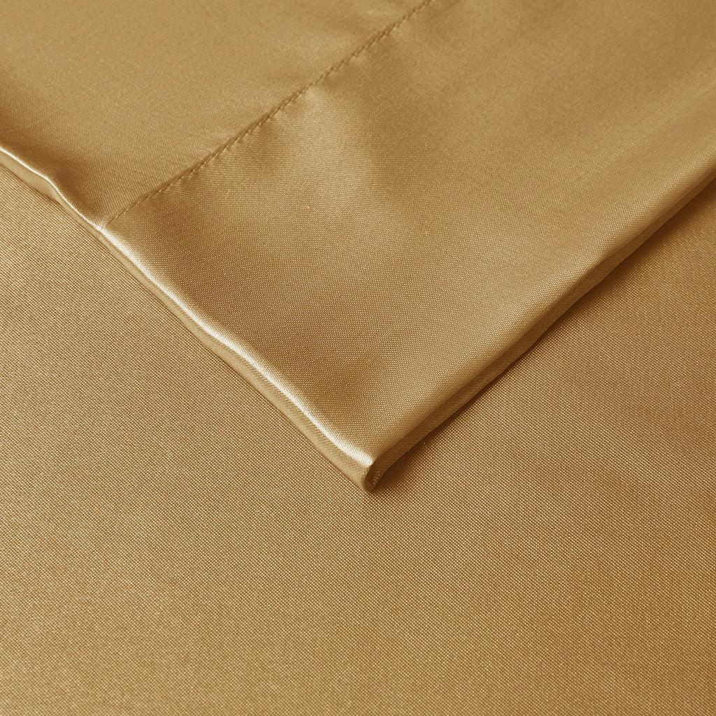 Satin King Pillowcase Gold Olliix.com