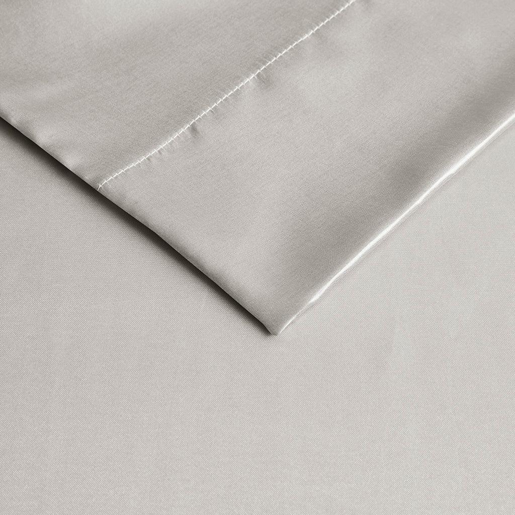 Satin King Pillowcase Light Gray Olliix.com