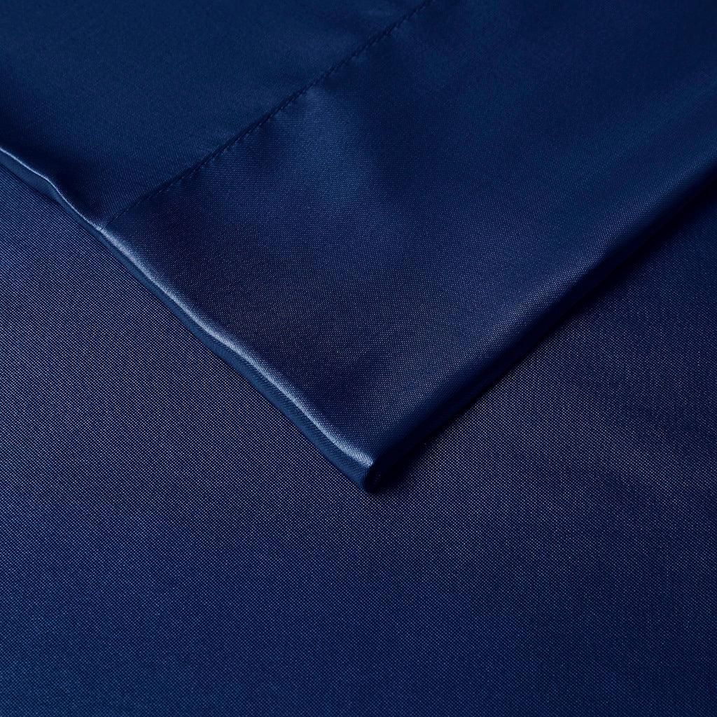 Satin King Pillowcase Navy Olliix.com