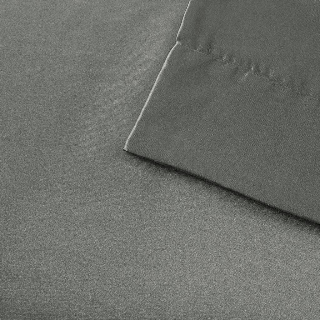 Satin King Sheet Set Gray Olliix.com