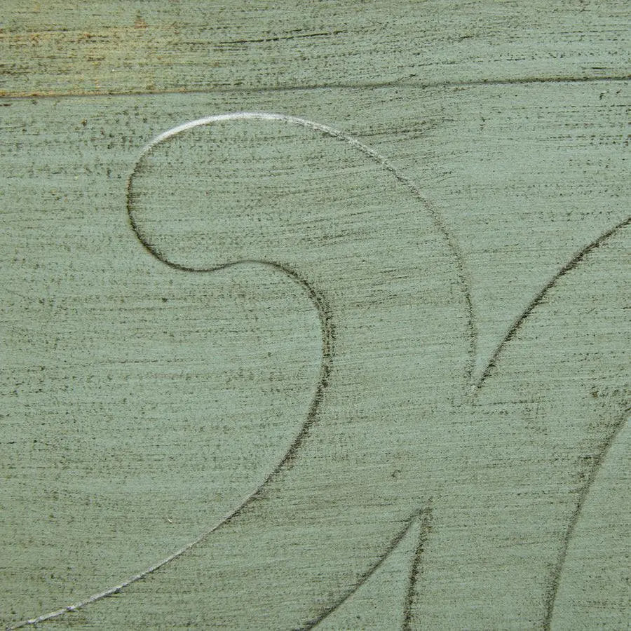 Scroll Bun Foot Chest Green Olliix.com