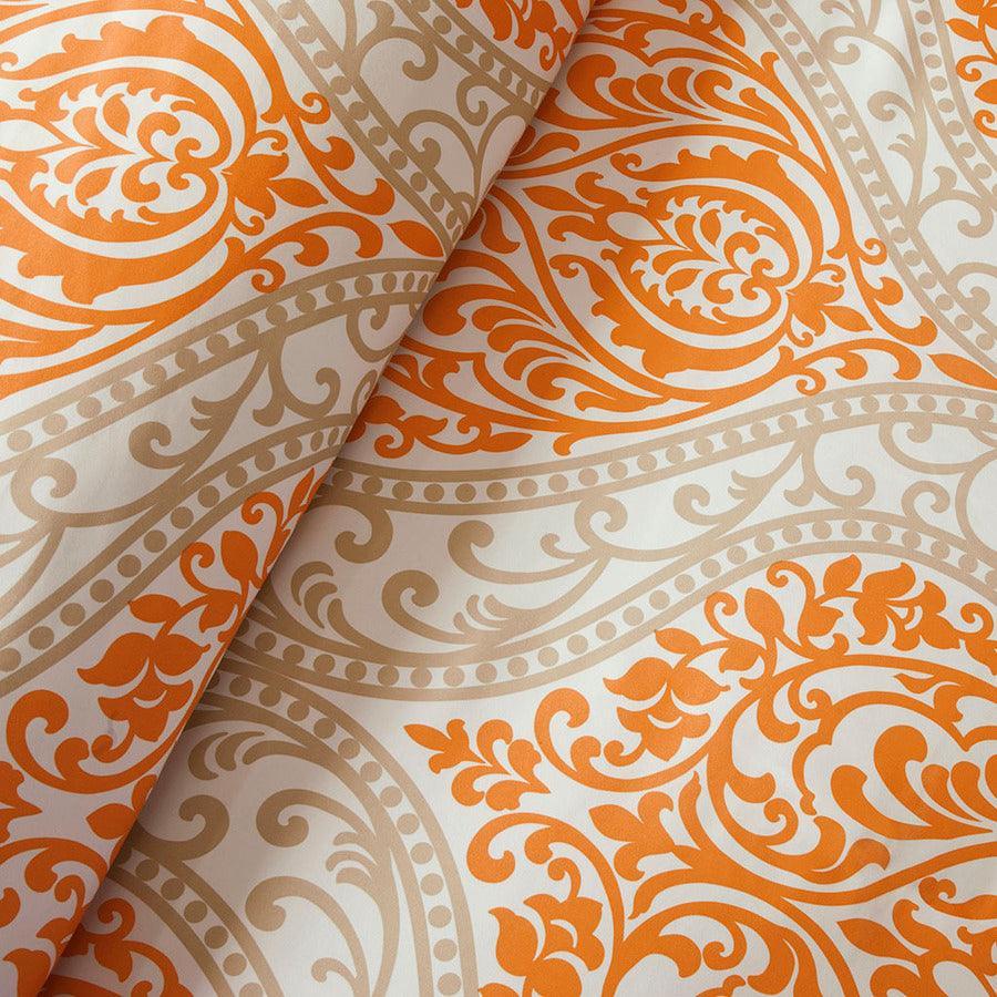 Senna Comforter Set Orange King/Cal King Olliix.com