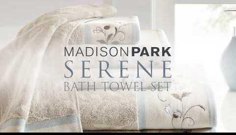 Serene Bath Towel Blue Olliix.com