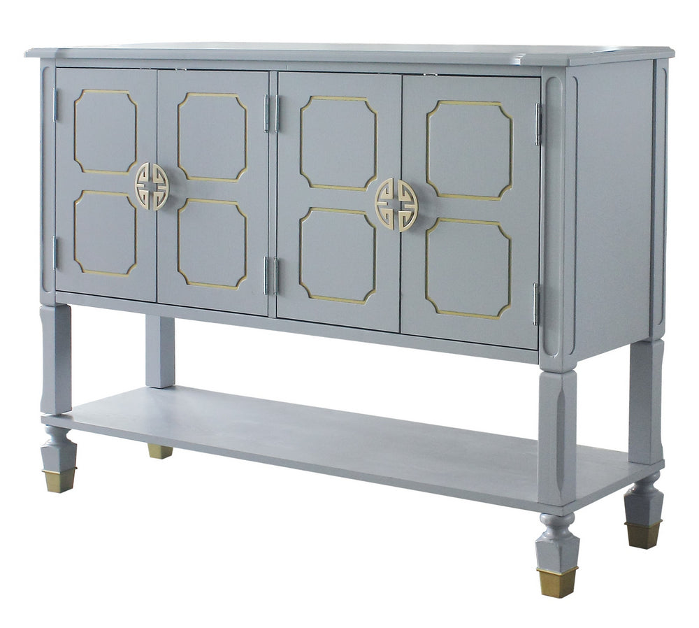 Acme Furniture House Marchese Server in Pearl Gray 68864 ACME East