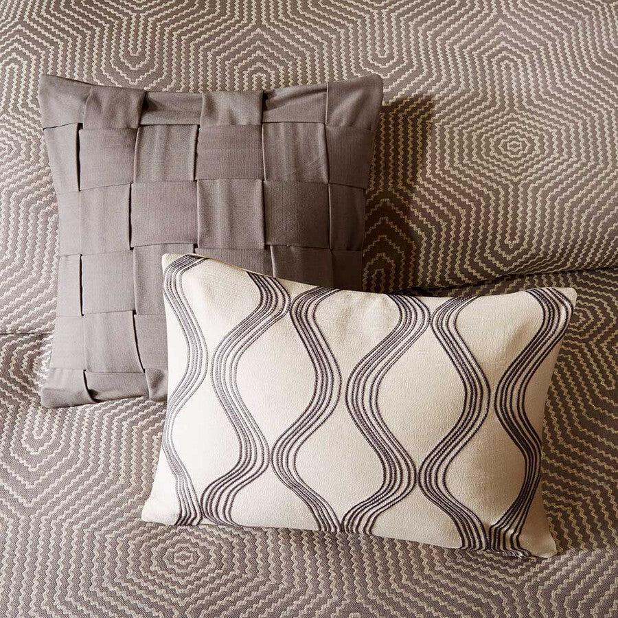 Shades King Modern & Contemporary Comforter Set Gray Olliix.com