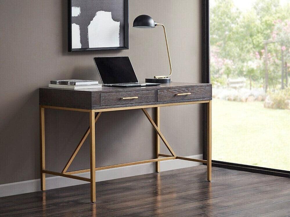 Sharkey Desk Morocco & Gold Olliix.com