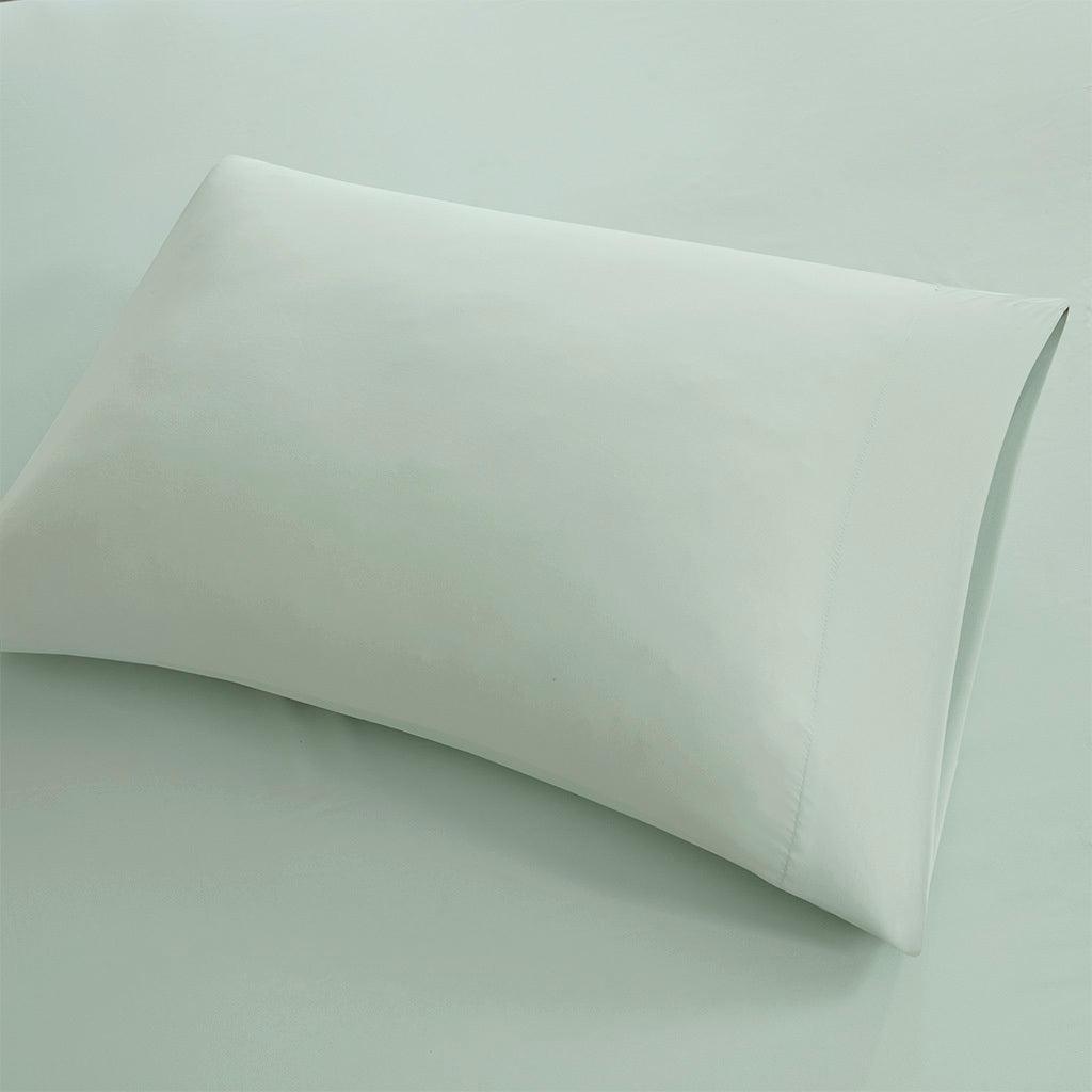 Smart Cool Microfiber California King Sheet Set Aqua Olliix.com