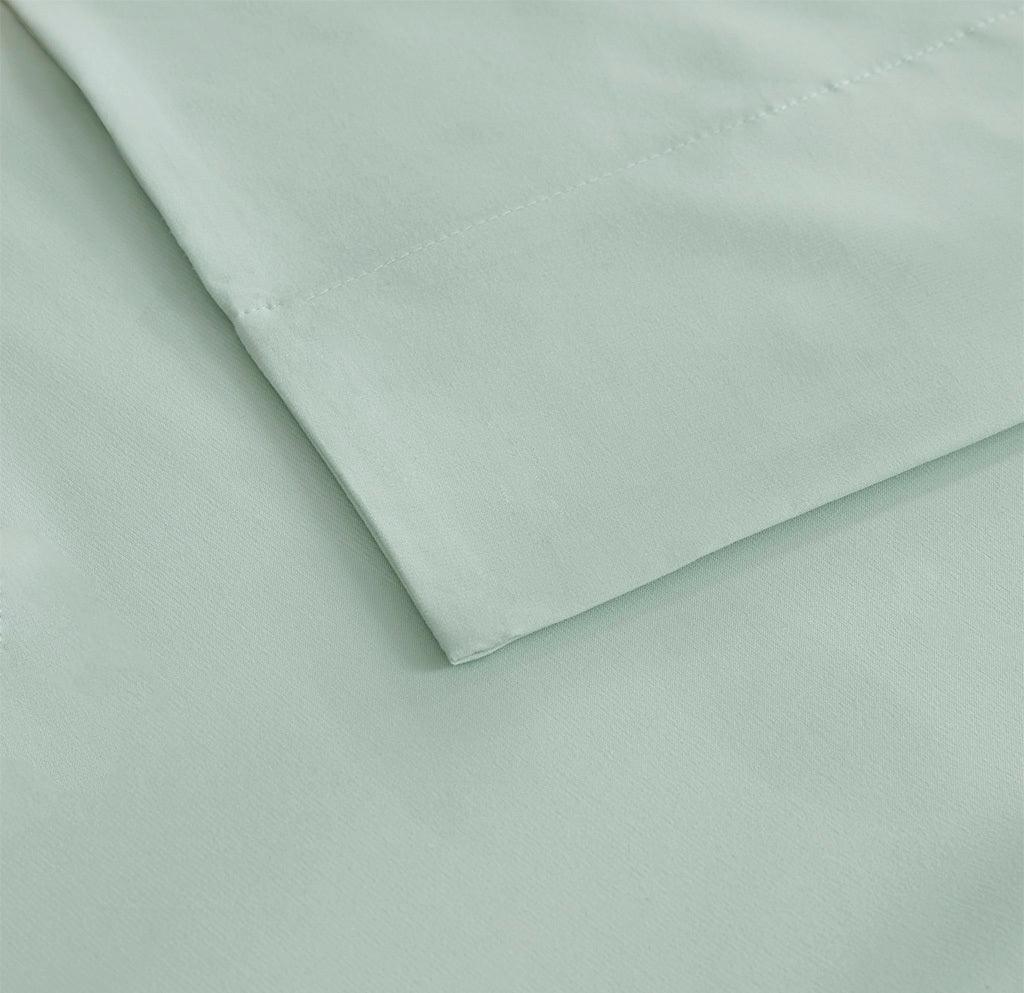 Smart Cool Microfiber California King Sheet Set Aqua Olliix.com