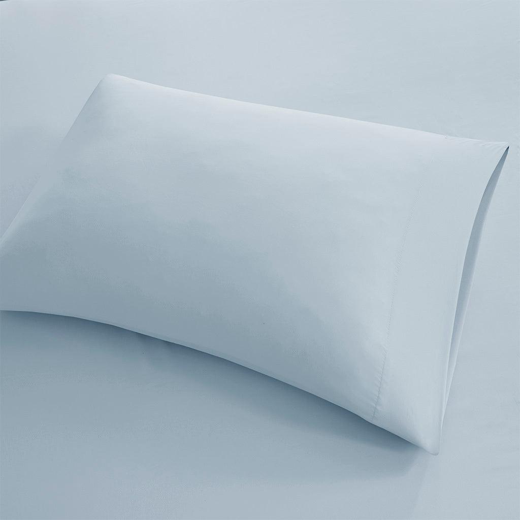 Smart Cool Microfiber California King Sheet Set Blue Olliix.com