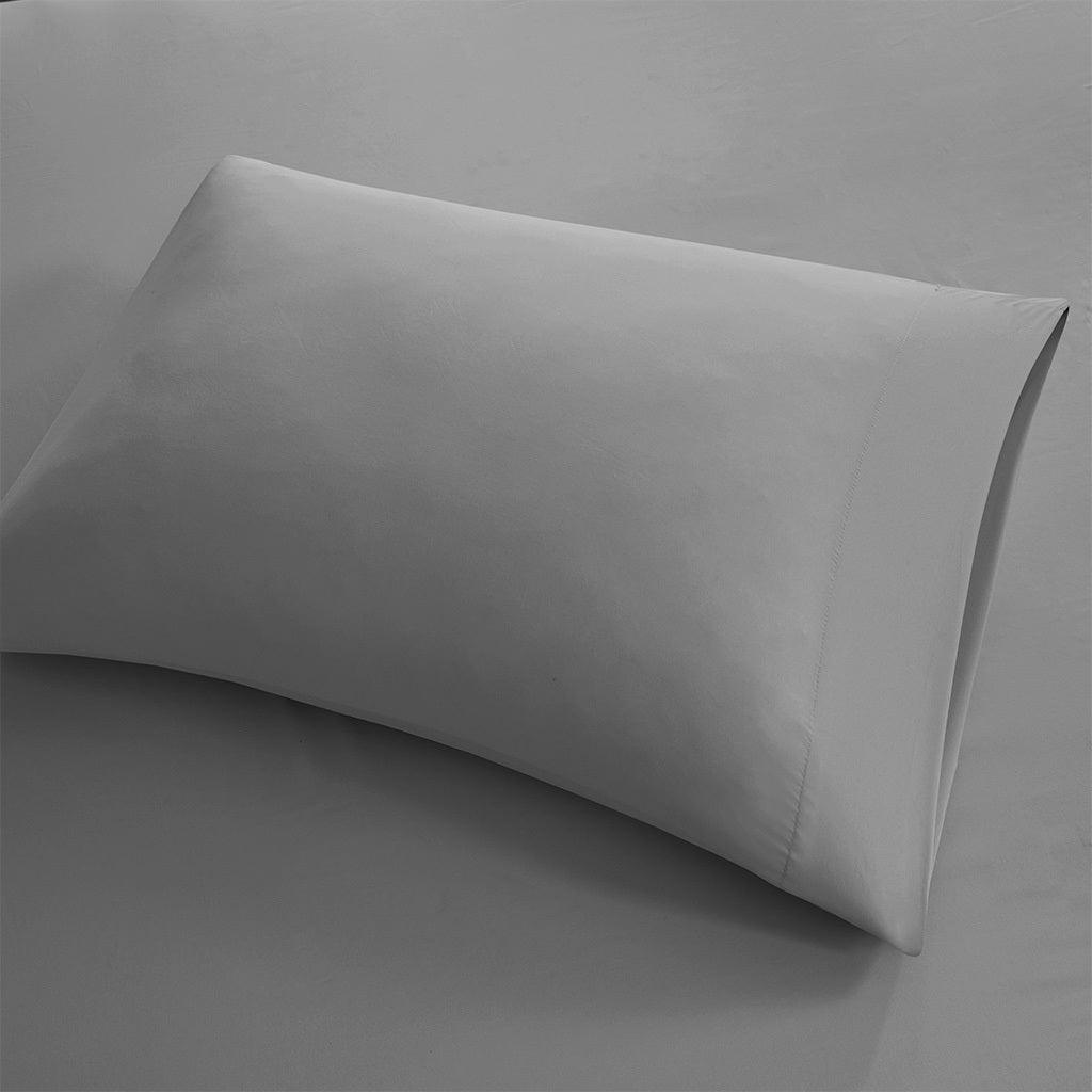 Smart Cool Microfiber California King Sheet Set Gray Olliix.com