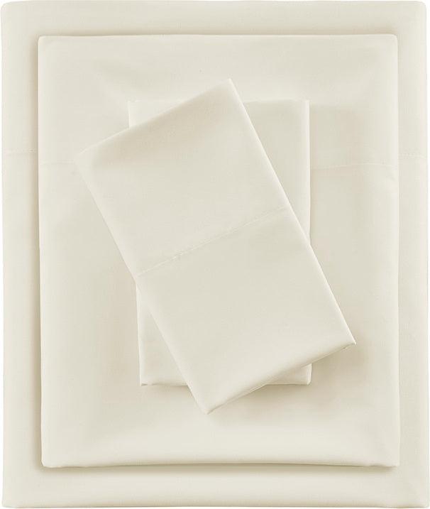 Smart Cool Microfiber California King Sheet Set Ivory Olliix.com