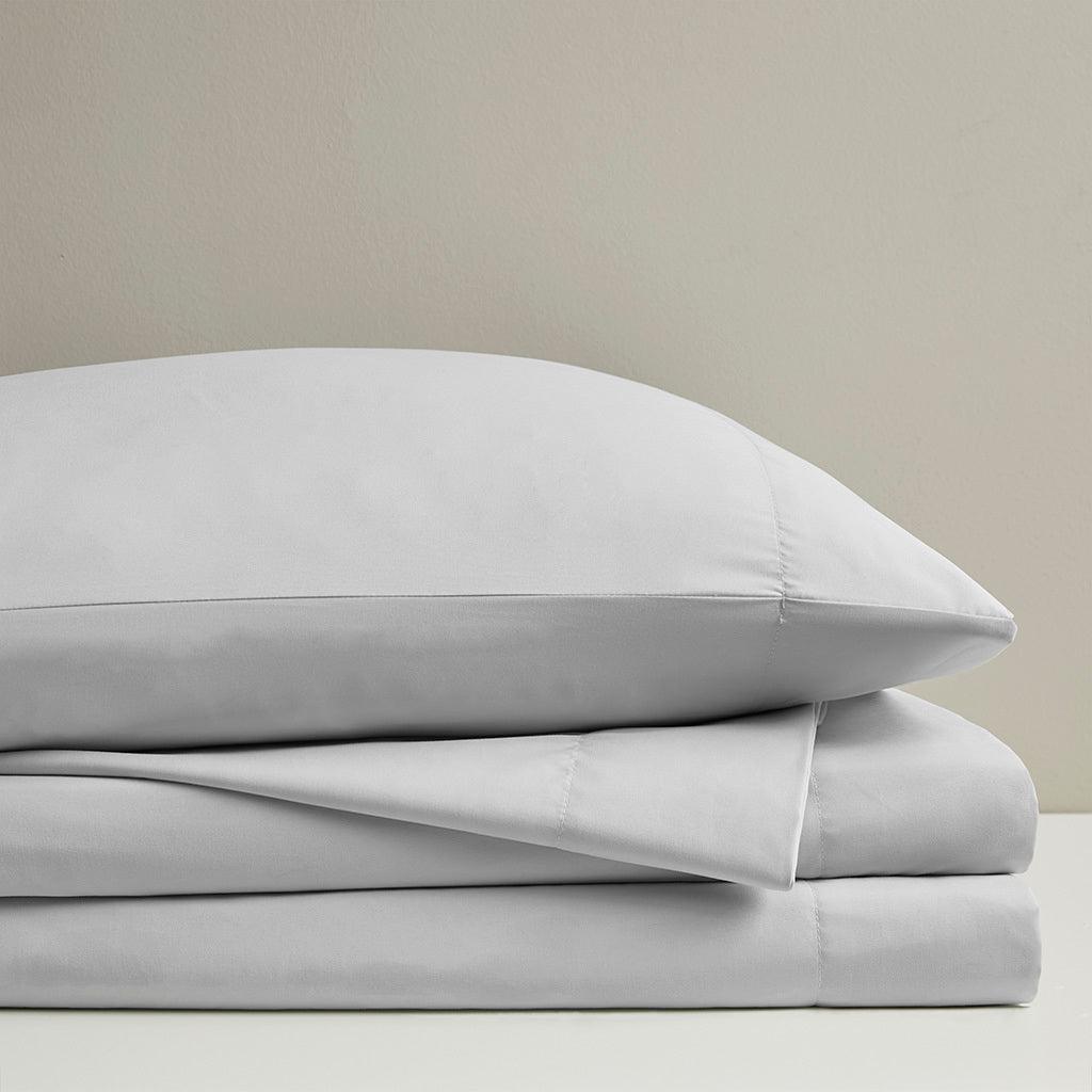 Smart Cool Microfiber California King Sheet Set Light Gray Olliix.com