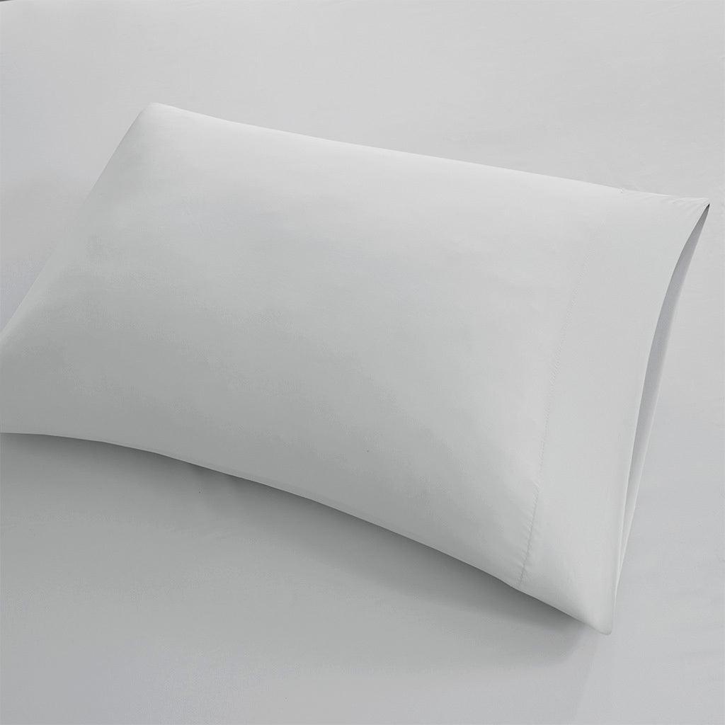 Smart Cool Microfiber Full Sheet Set Light Gray Olliix.com