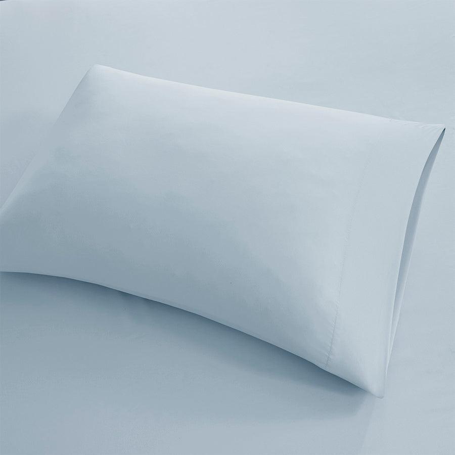 Smart Cool Microfiber Sheet Set Twin Blue Olliix.com