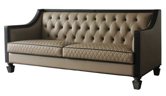 Acme Furniture House Beatrice Sofa in Cream 58810 ACME East