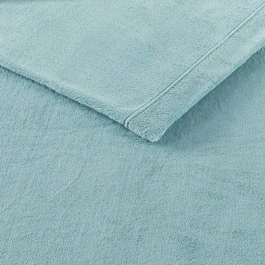 Soloft King Micro Plush Sheet Set Aqua Olliix.com