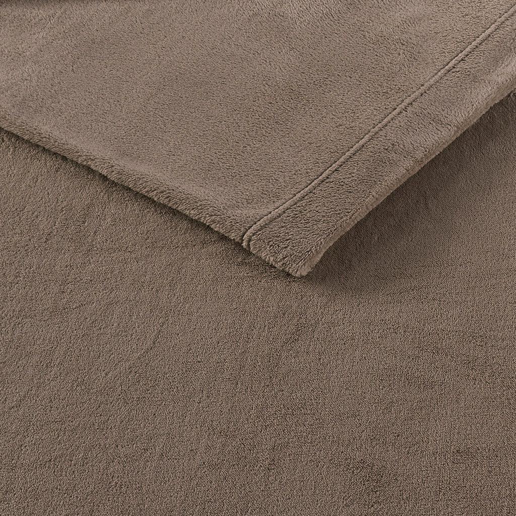 Soloft Plush Full Sheet Set Brown Olliix.com