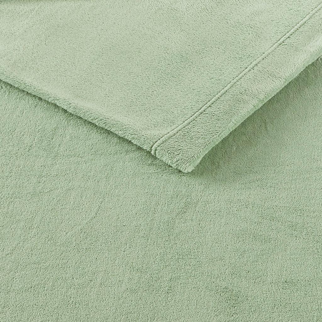 Soloft Plush Full Sheet Set Green Olliix.com