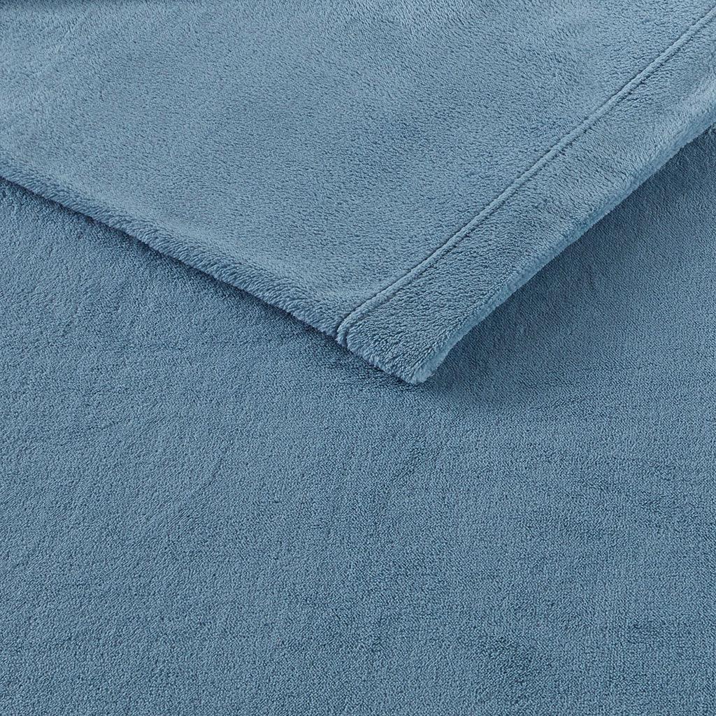 Soloft Plush King Sheet Set Blue Olliix.com