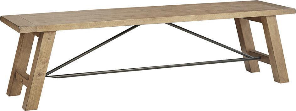 Sonoma Dining Bench Reclaimed Gray Olliix.com