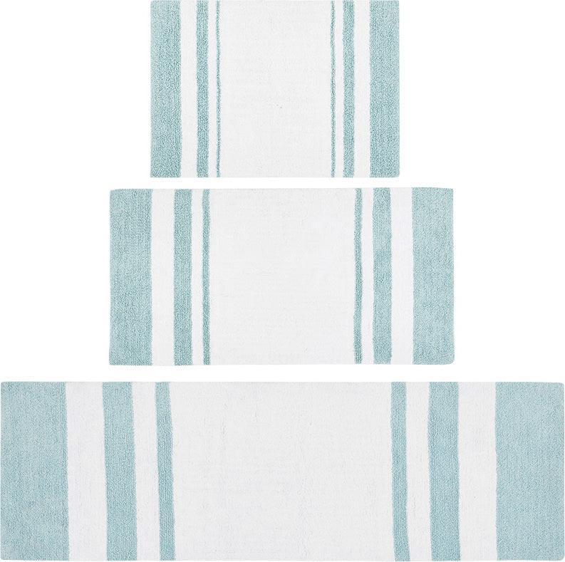 Spa 20" Cotton Bath Rug Aqua Olliix.com