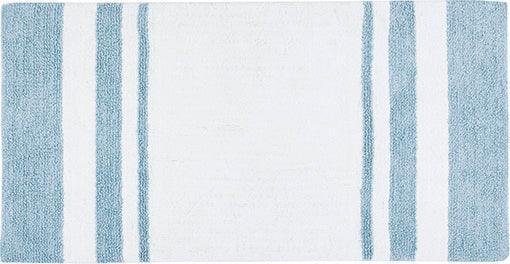 Spa 20" Cotton Bath Rug Blue Olliix.com