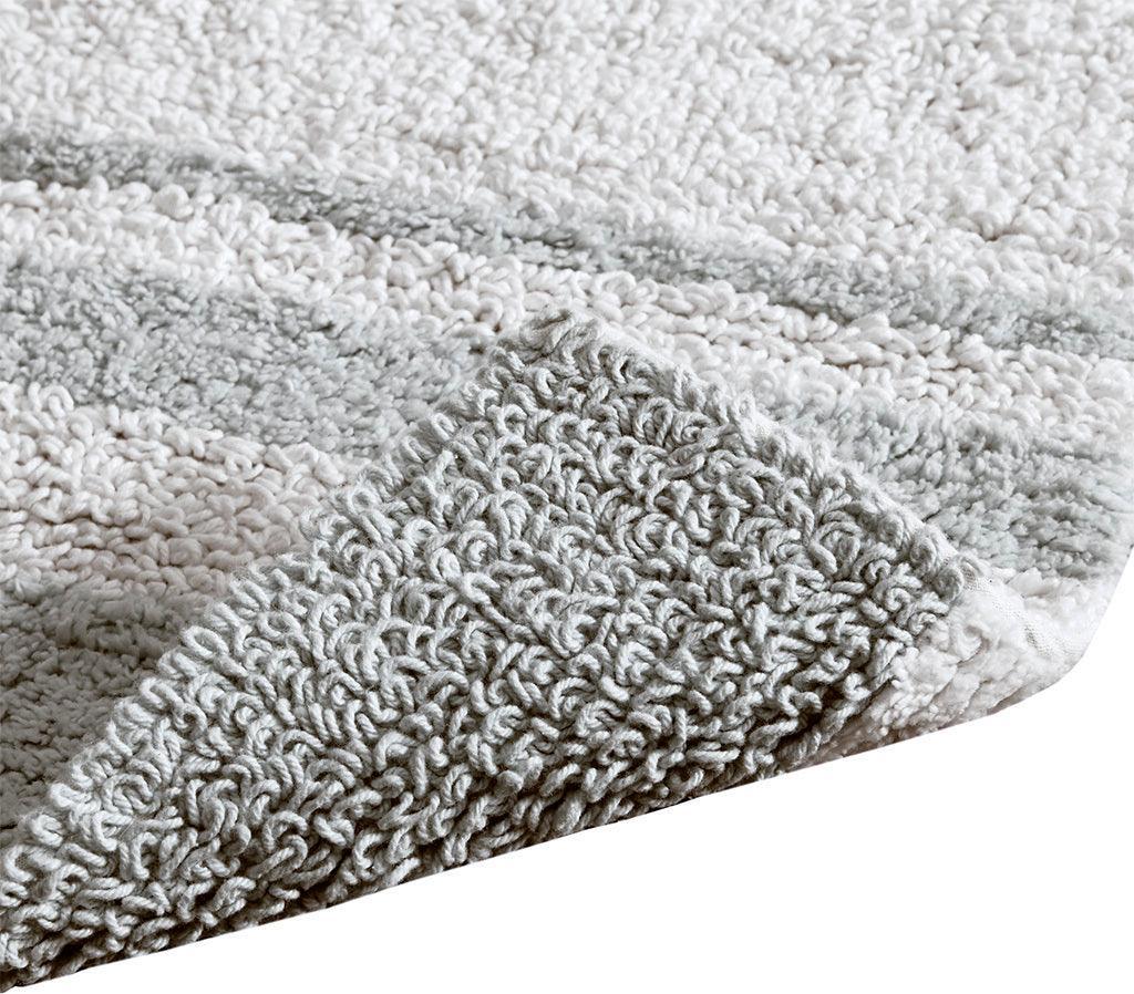 Spa 20" Cotton Bath Rug Grey Olliix.com