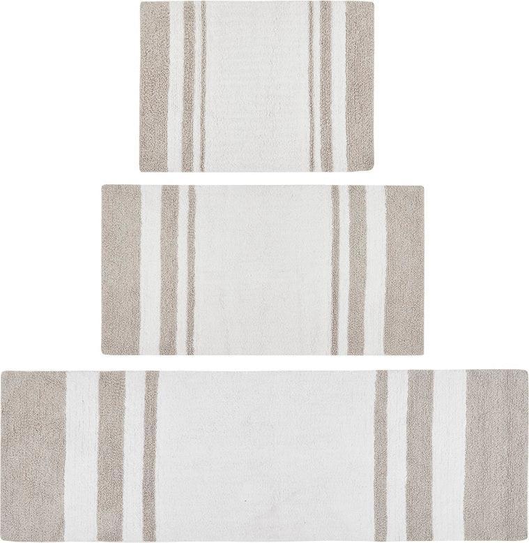 Spa 20" Cotton Bath Rug Taupe Olliix.com