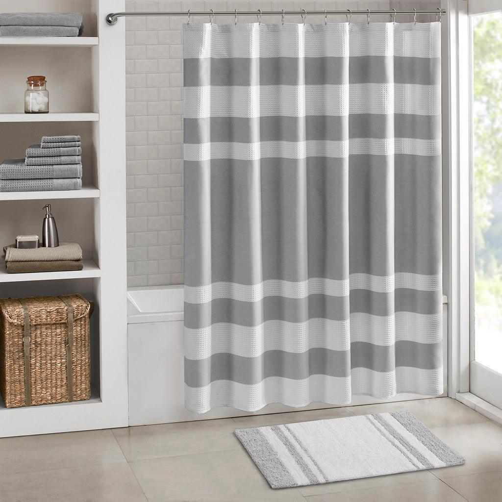 Spa 24" Cotton Bath Rug Grey Olliix.com