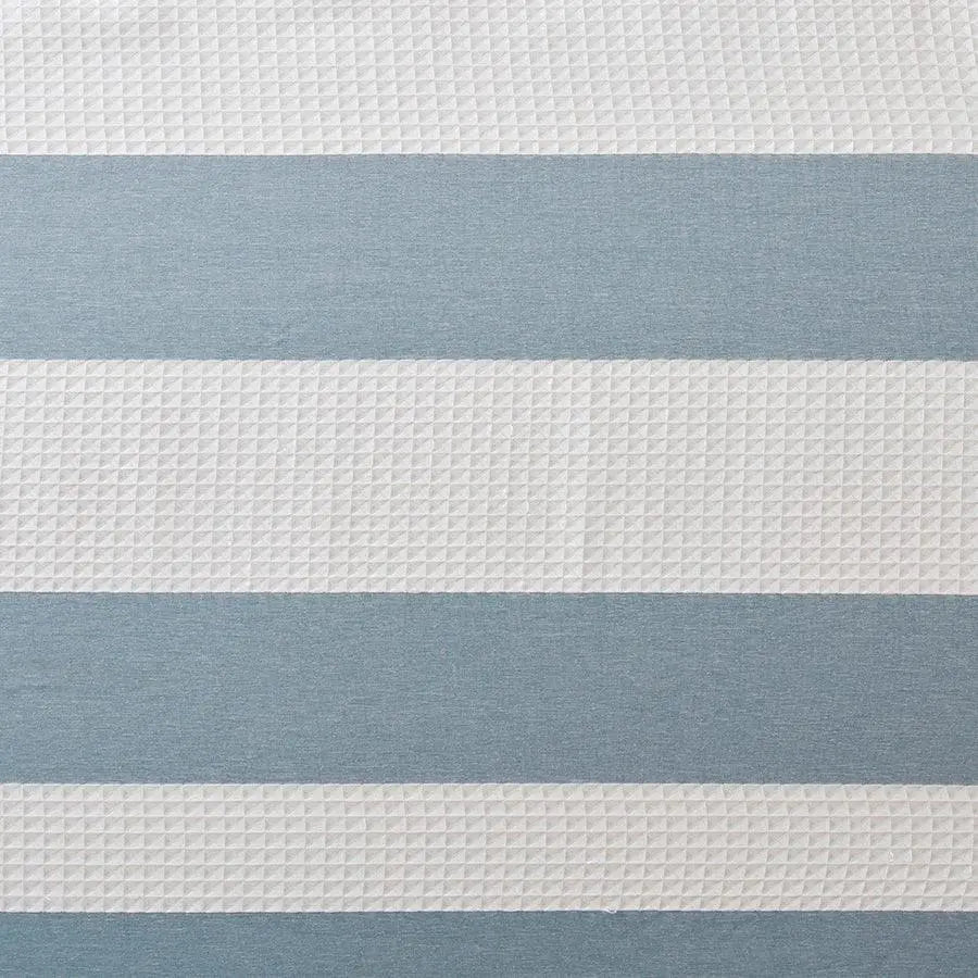 Spa Waffle Shower Curtain with 3M Treatment Blue-MP70-4159 Olliix.com