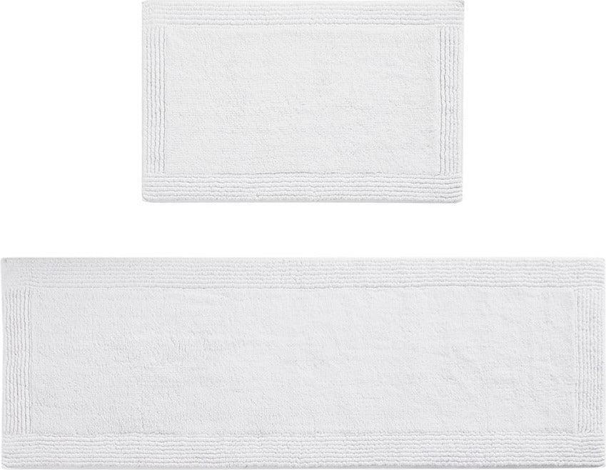 Splendor 21" Bath Rug White Olliix.com