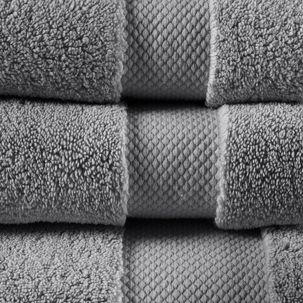 Splendor Bath Towel Charcoal Olliix.com