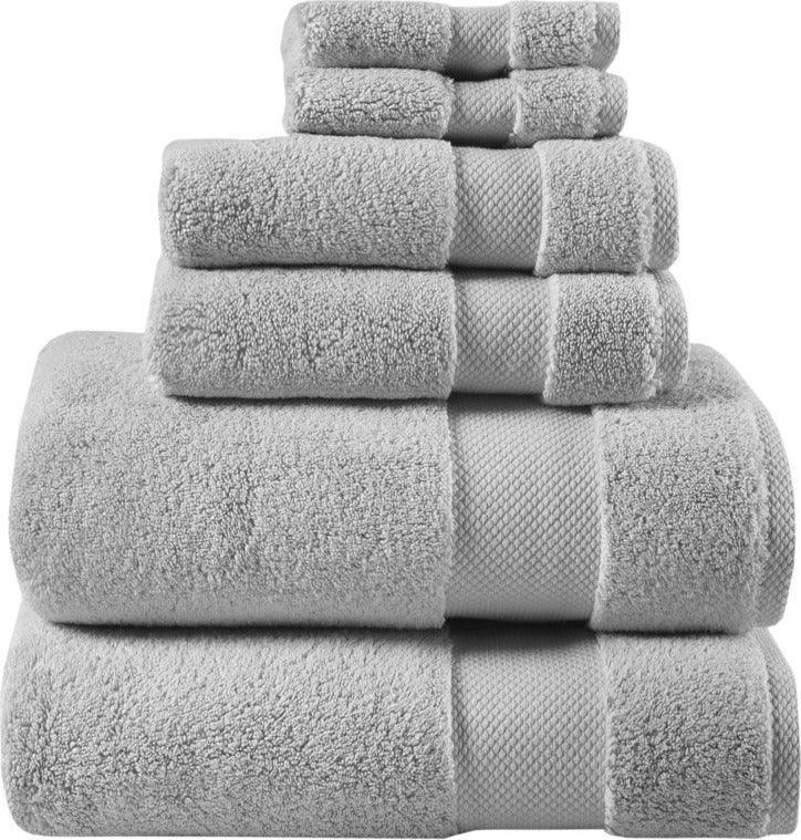 Splendor Bath Towel Grey Olliix.com