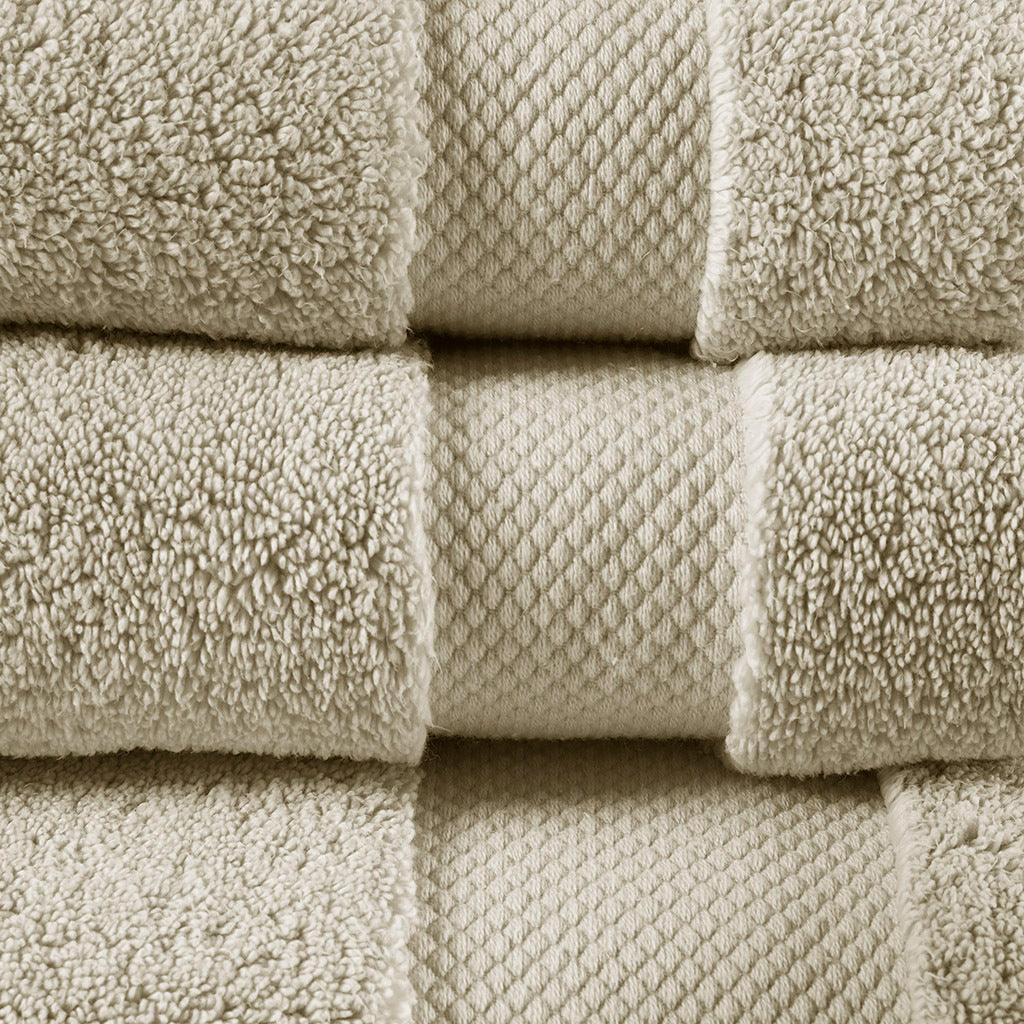 Splendor Bath Towel Taupe Olliix.com