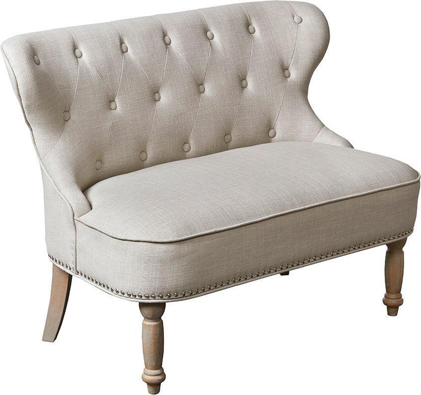 Stanford Settee Taupe Olliix.com