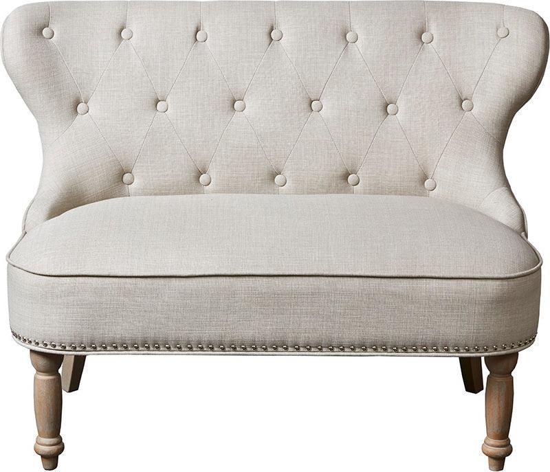 Stanford Settee Taupe Olliix.com