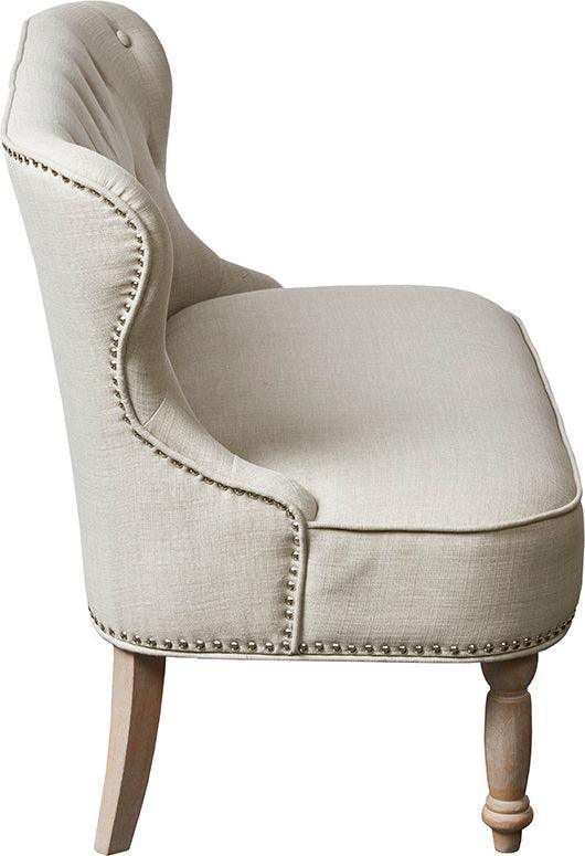 Stanford Settee Taupe Olliix.com