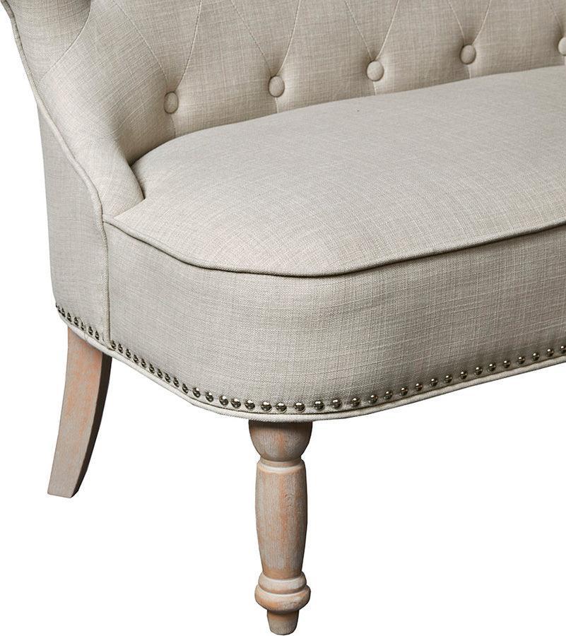 Stanford Settee Taupe Olliix.com