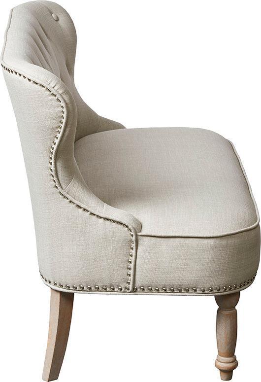 Stanford Settee Taupe Olliix.com