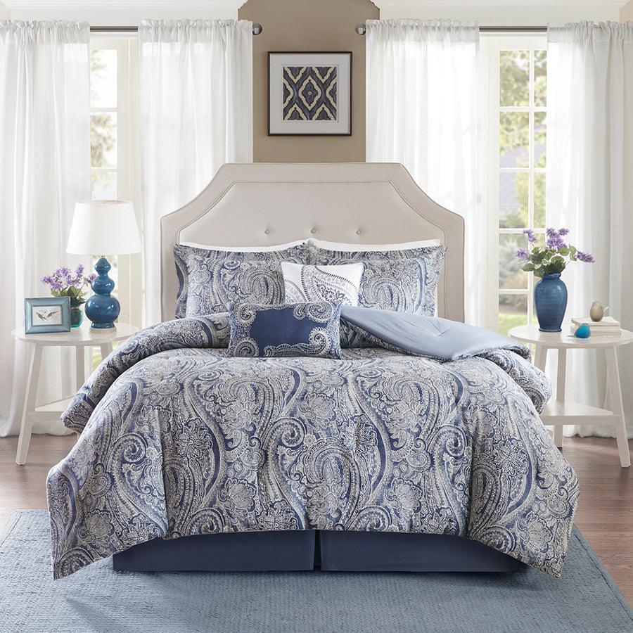 Stella Casual 6 Piece Comforter Set Multi Cal King Olliix.com