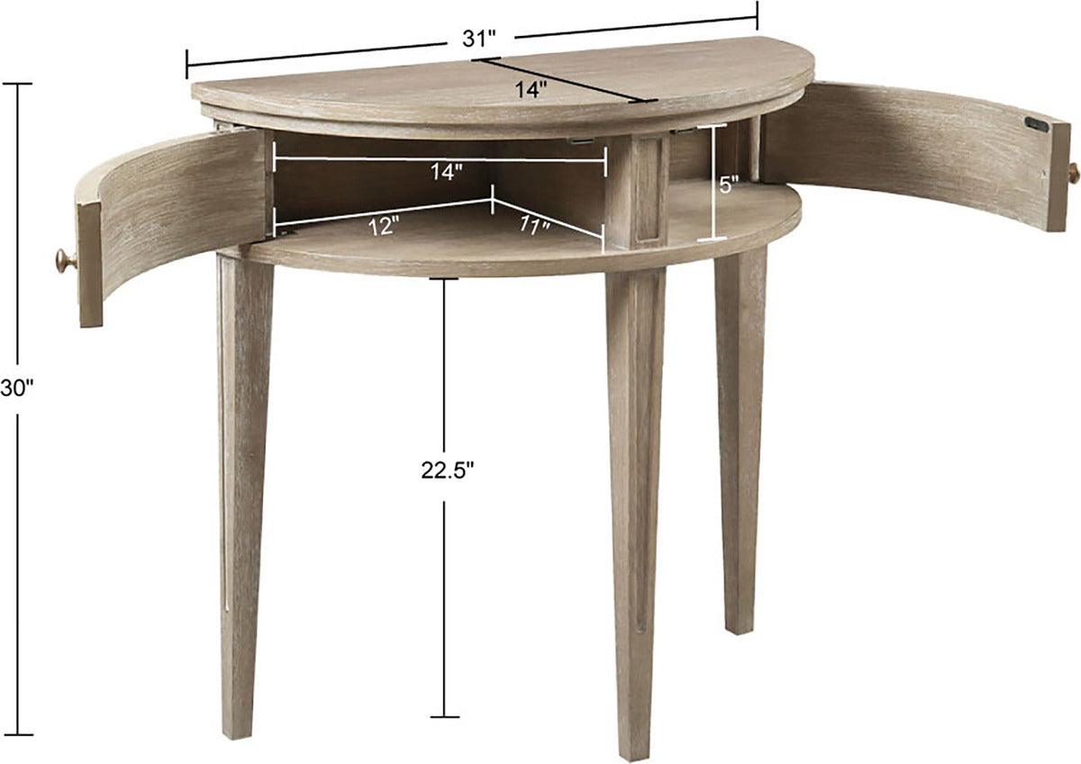 Storage Console Table Reclaimed Wheat MT120-0167 Olliix.com