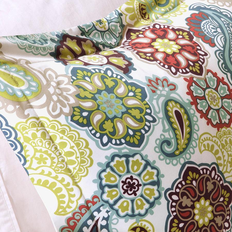 Tamil Full/Queen Duvet Set Multicolor Olliix.com