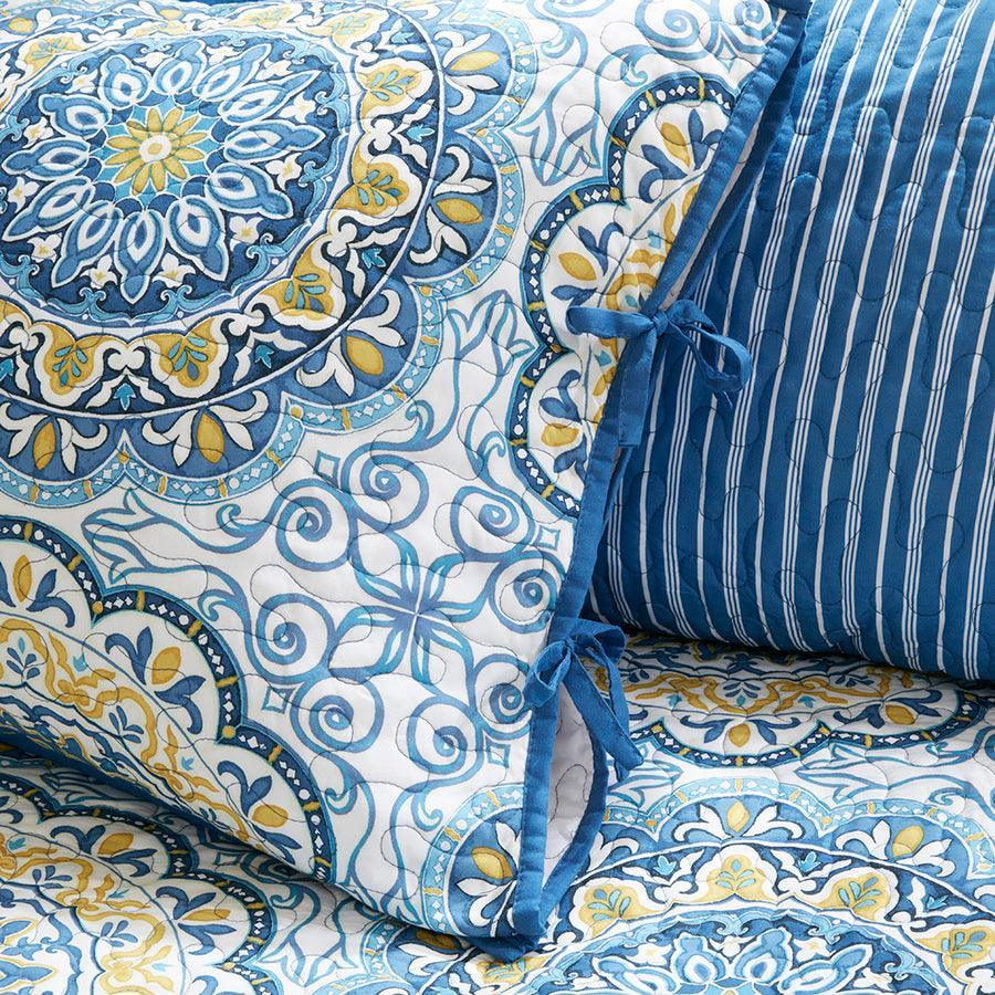 Tangiers Daybed 6 Piece Reversible Daybed Cover Set Blue Olliix.com