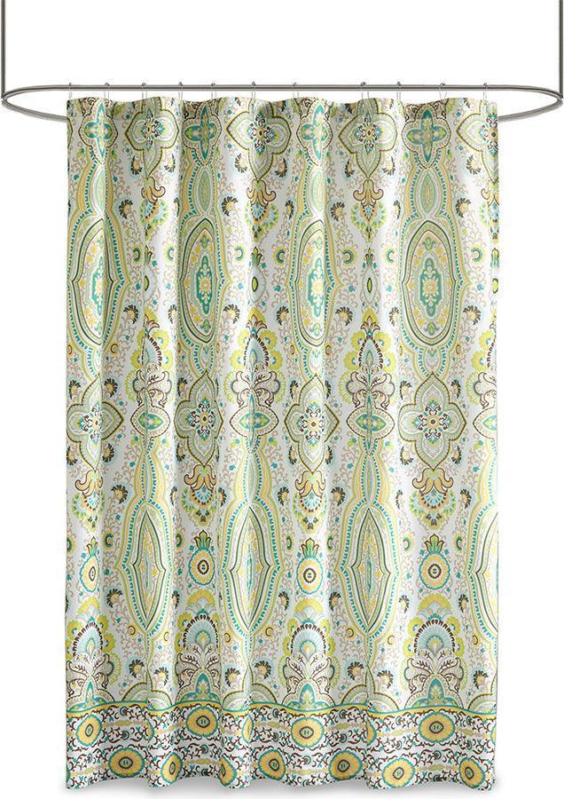 Tasia Shower Curtain Green Olliix.com