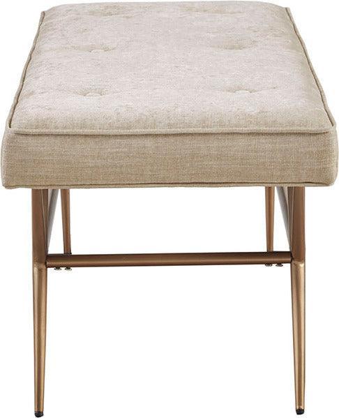 Tinsley Accent Bench Light Tan Olliix.com