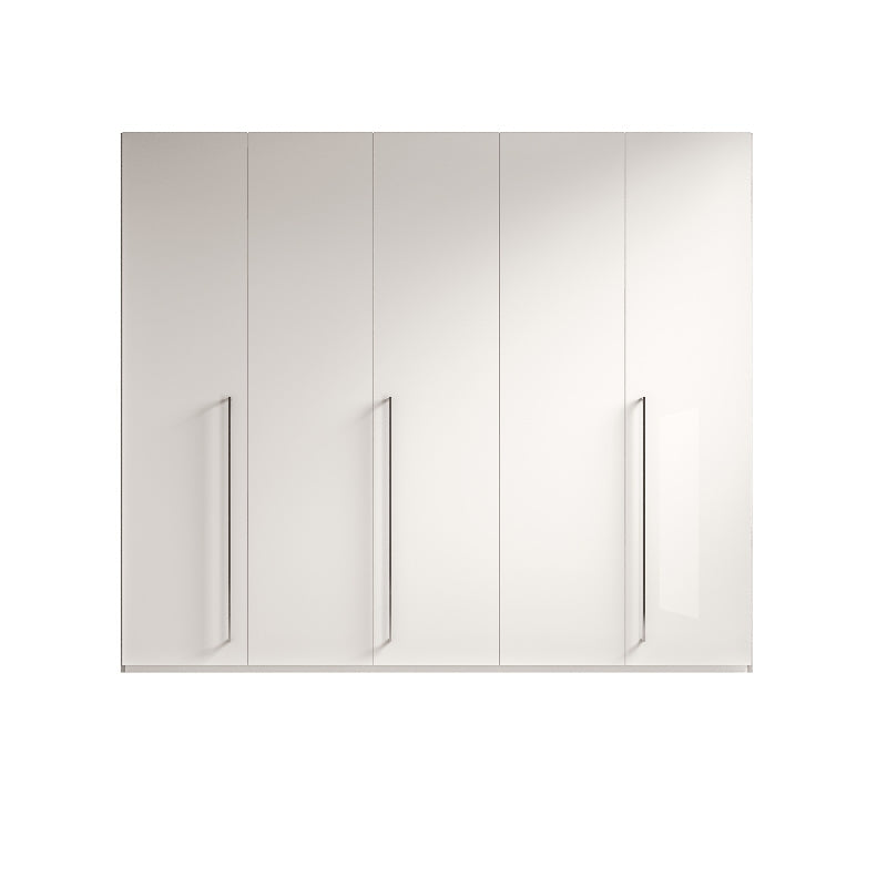 ESF Furniture - Treviso 5 Door Wardrobe in White - TREVISO5DOORW ESF Furniture